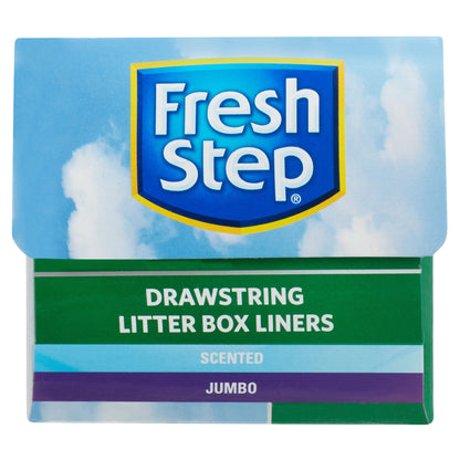 Drawstring Litter Box Liners Scented, Jumbo Size, 36" X 19" - 7 Count
