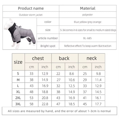 WeatherPaws Pro Coat – Waterproof Winter Warmth with Built-In D-Ring for Small & Medium Dogs